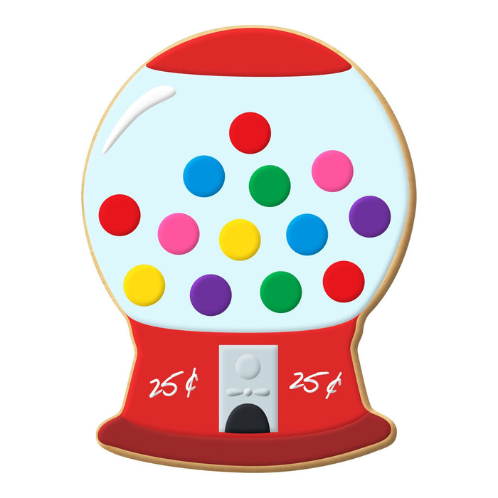 Snowglobe - Gum Ball Machine - Ferris Wheel - PYO - Cookie Cutter 4.75 in B1630