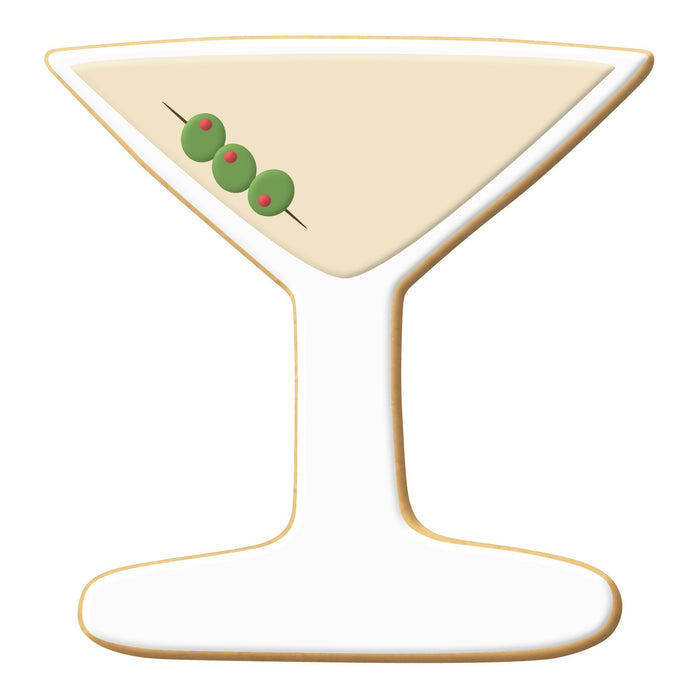 Martini Glass Cookie Cutter 4.25 in B1474