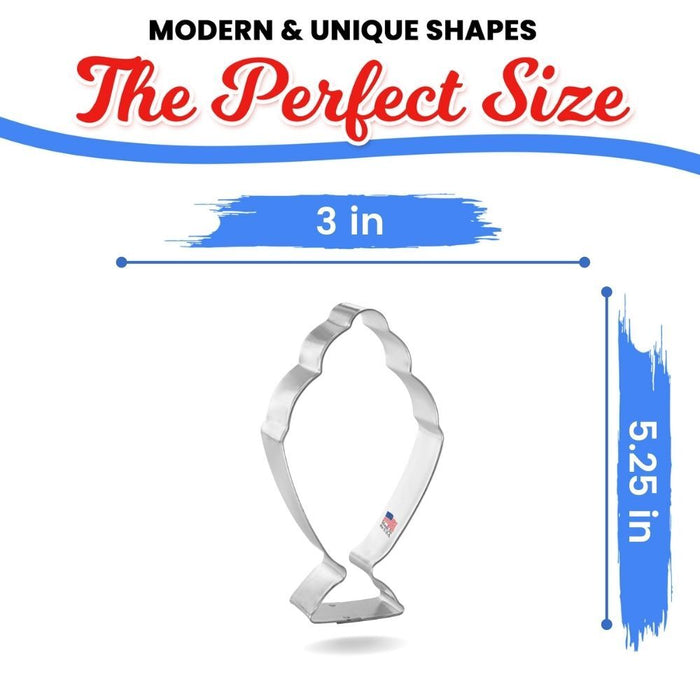 Ice Cream Sundae Cookie Cutter 5 in B1610