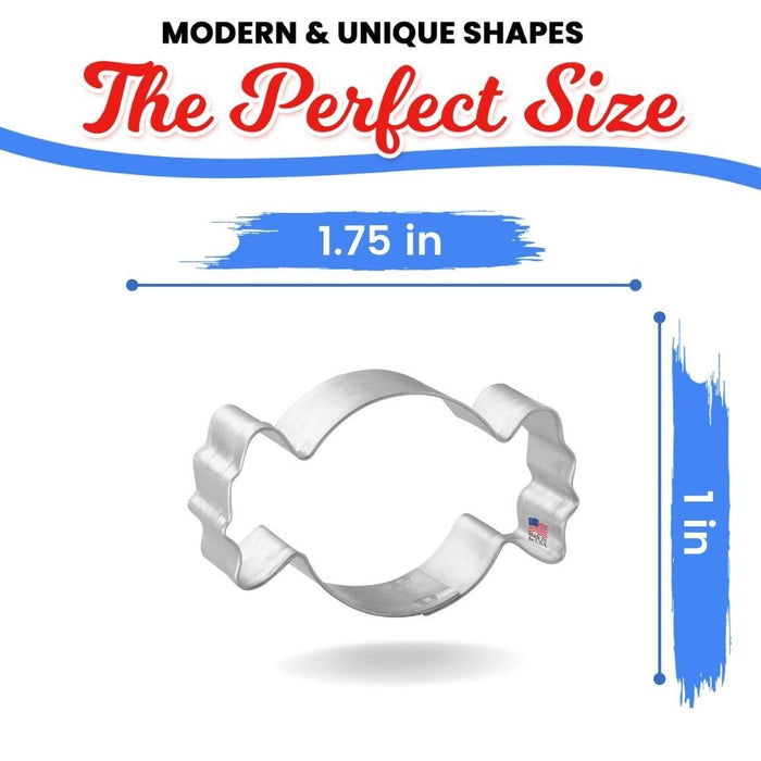Mini Candy Wrapper Cookie Cutter 1.75 in M205