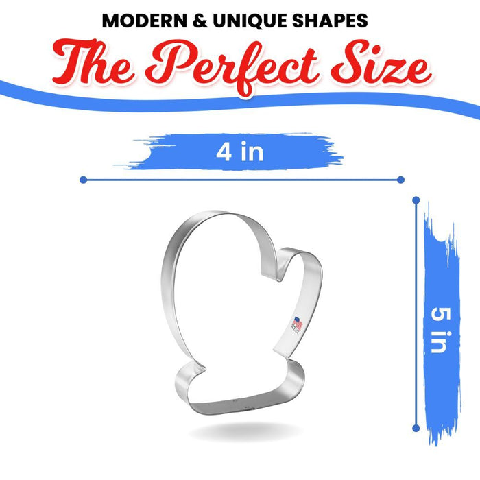 Mitten Cookie Cutter 5 in B1415