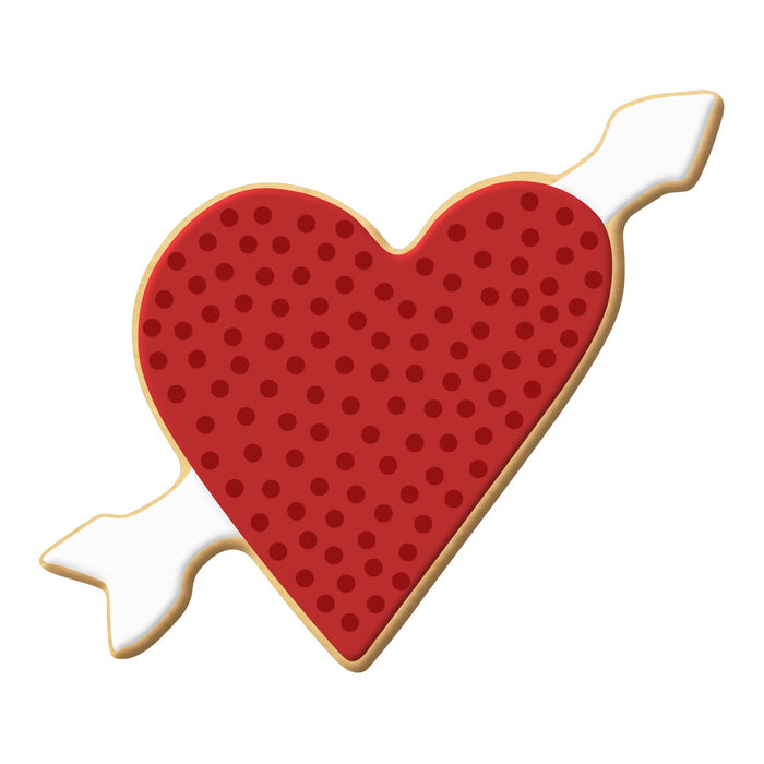 Heart With Arrow Cookie Cutter 4.25 in B1118
