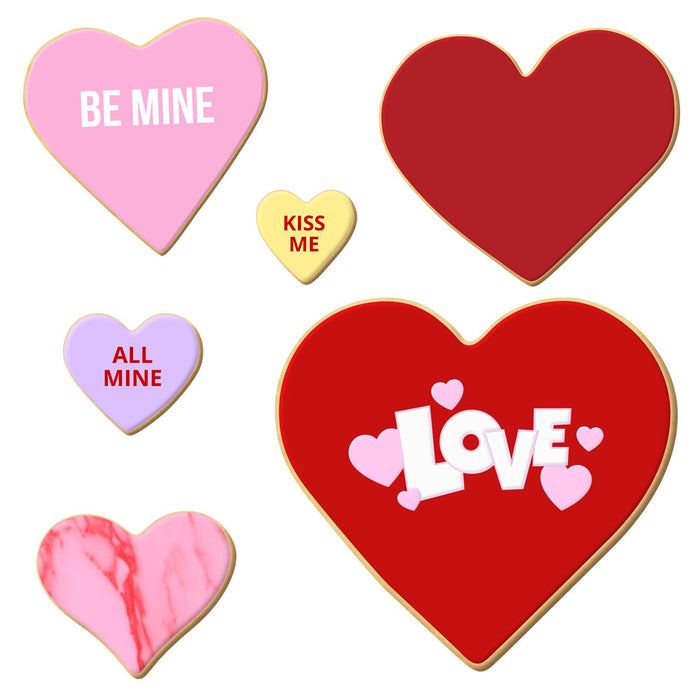 Nested Heart Cookie Cutter 6 Pc Set L9021