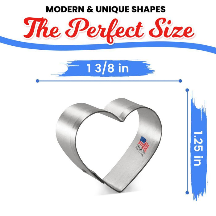 Mini Heart Cookie Cutter 1.5 in M22F