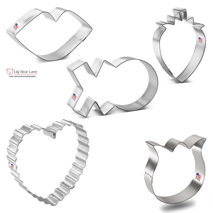 Valentine Cookie Cutter 5 Pc Set HS0524