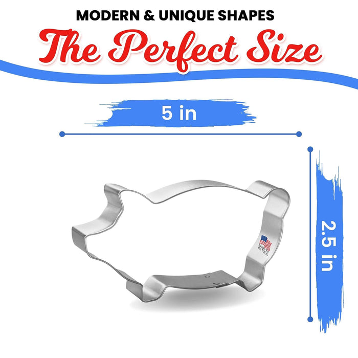Marranitos Pig Cookie Cutter 5 in B1202