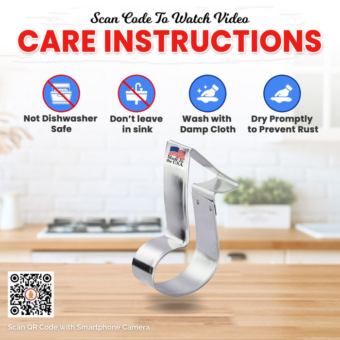 Music Note Cookie Cutter 3.25 in B622