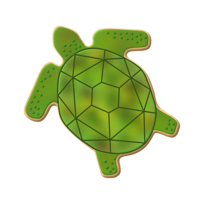 Mini Sea Turtle Cookie Cutter 1.5 In. M173