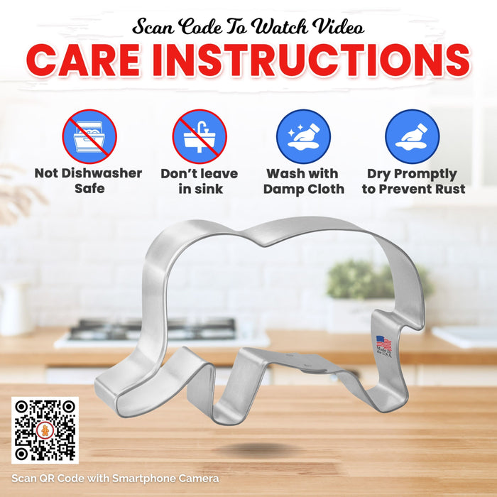 Elephant Cookie Cutter 4 in B971