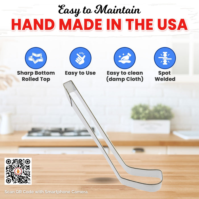 Hockey Stick Cookie Cutter 5.75 in B1495