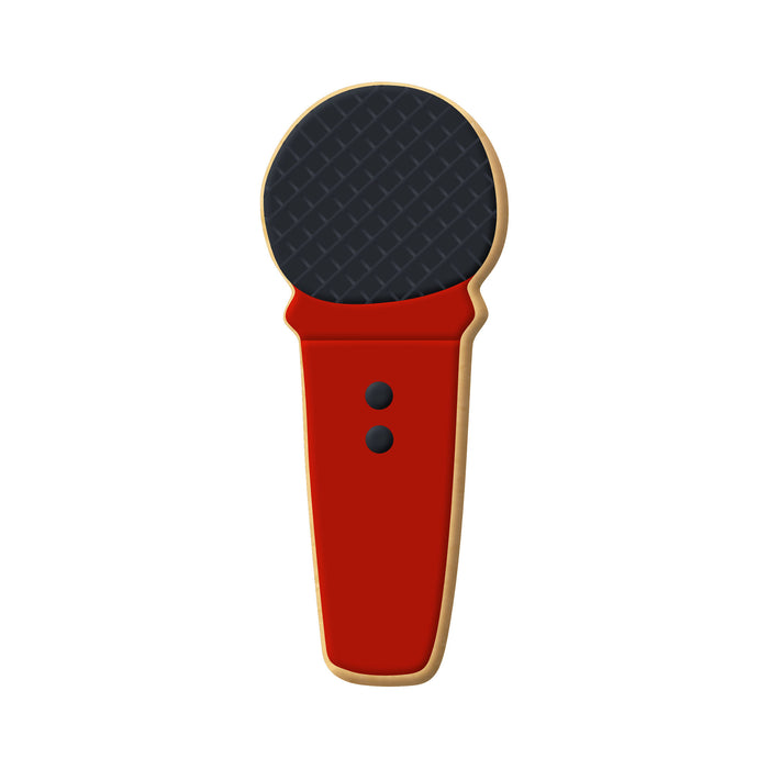Microphone Cookie Cutter 4.5" B1018