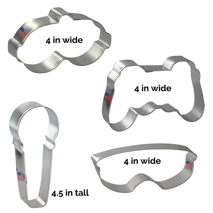 Virtual Reality Cookie Cutter 4 Pc Set HS0556