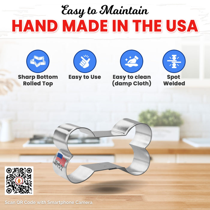 Dog Bone Cookie Cutter 5 Pc Set HS0557