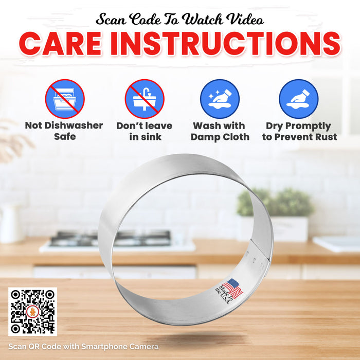 Round Cookie Cutter 2.5 in B1309