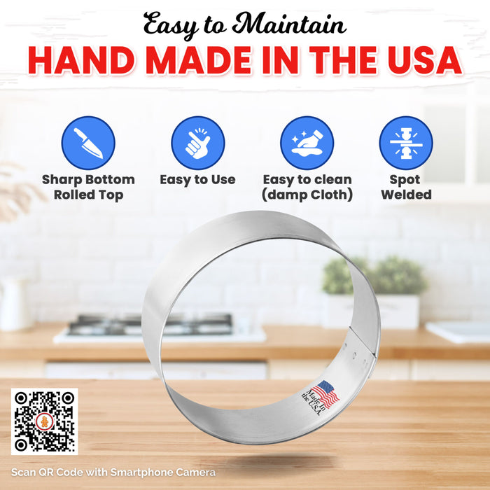 Round Cookie Cutter 2.5 in B1309