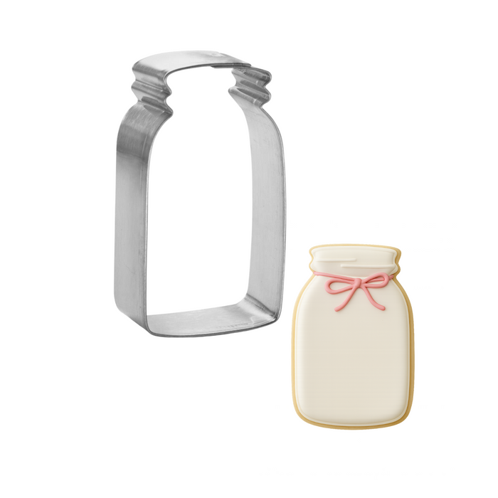 Mason Jar Cookie Cutter 4.5 in B1602