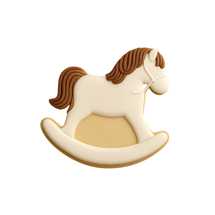 Rocking Horse Cookie Cutter 4 in B900