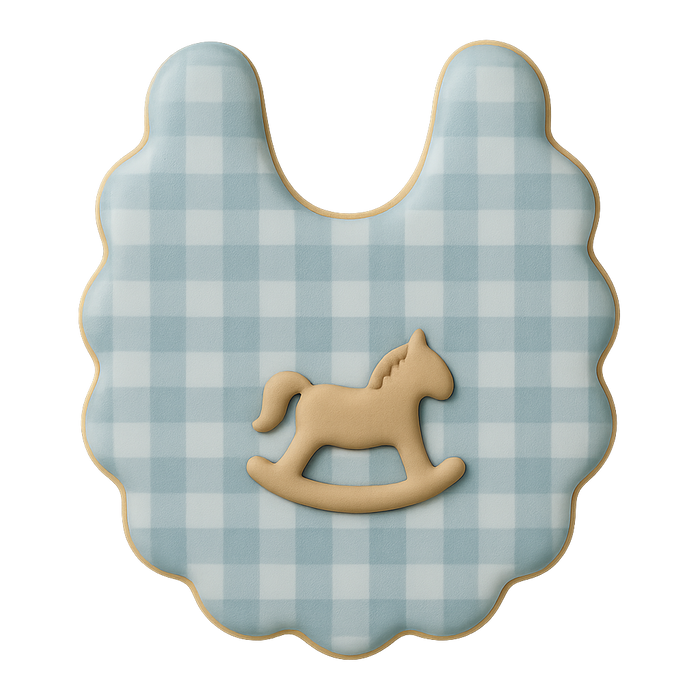 Baby Bib Cookie Cutter 3.25" B1261