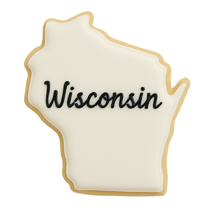 State Of Wisconsin Cookie Cutter 4 in