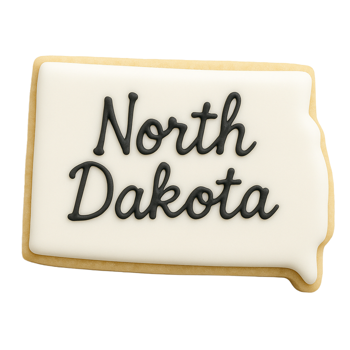 State Of North Dakota Cookie Cutter 4 in B1782