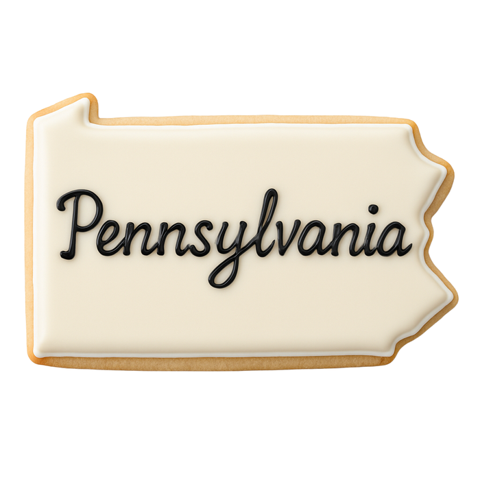 State Of Pennsylvania Cookie Cutter 4 in B1784