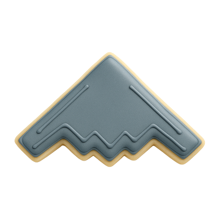 B2 Bomber Airplane Jet 4.5 inch Cookie Cutter - B2035