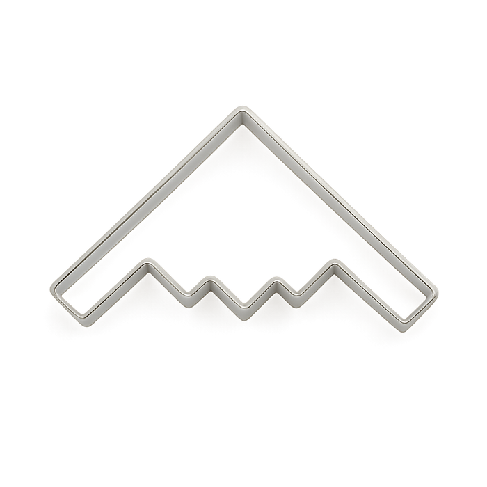 B2 Bomber Airplane Jet 4.5 inch Cookie Cutter - B2035