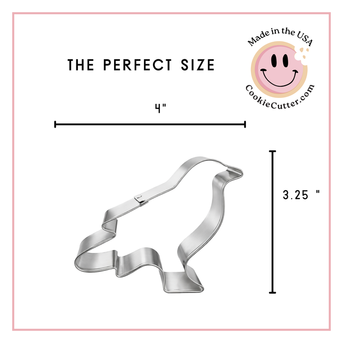 Black Bird Crow Cookie Cutter 4 Inch B2060