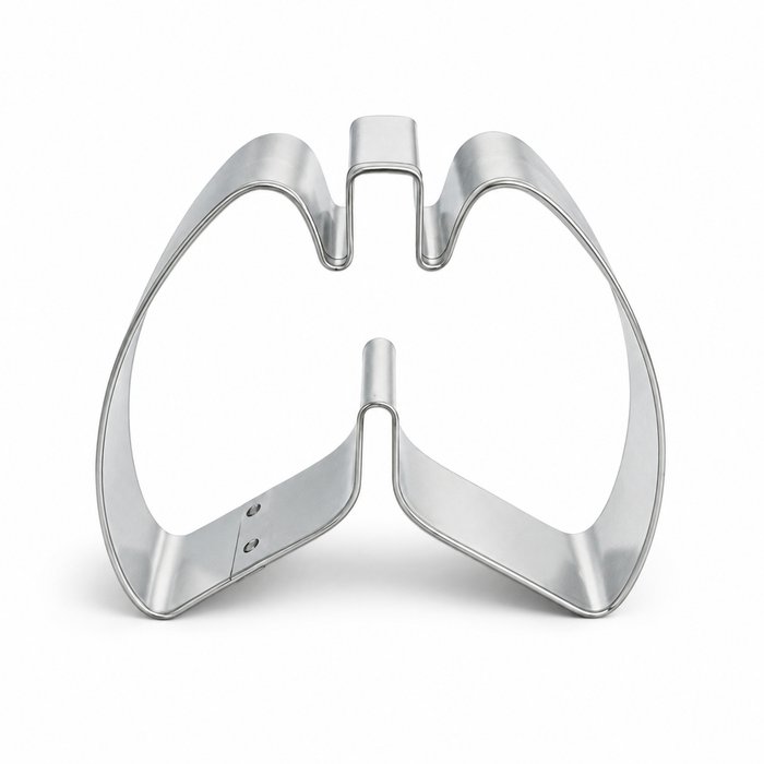 Anatomical Lungs Cookie Cutter 3.75"