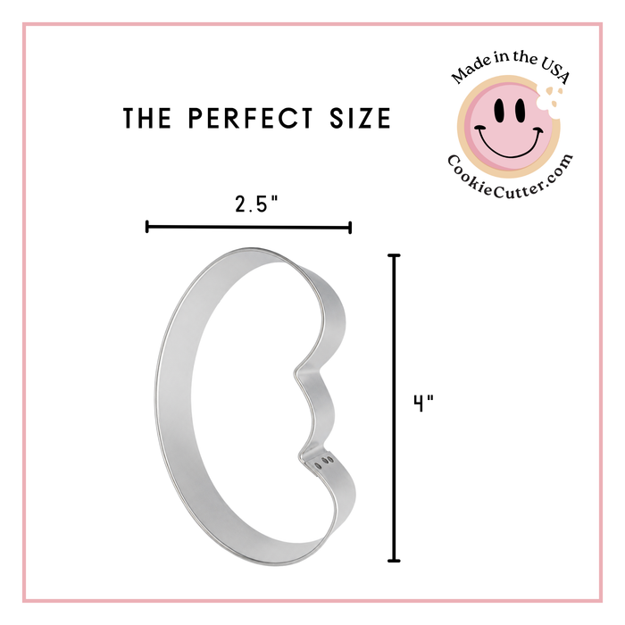 Anatomical Kidney Cookie Cutter 4" B2063