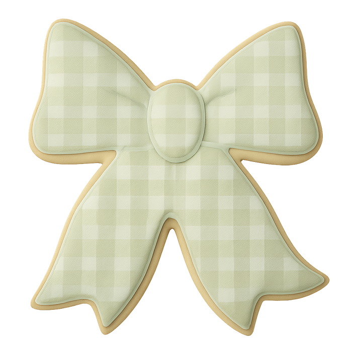 Bow Cookie Cutter, 3.5 Inch Soft-Grip Metal Baking Cutter with PVC Comfort Edge