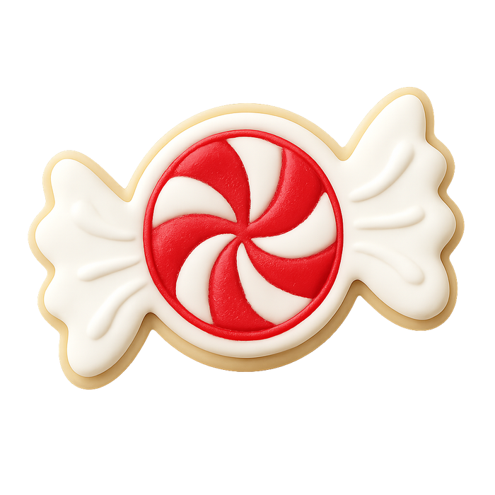 Mini Candy Cookie Cutter, 1.5 Inch Soft-Grip Metal Baking Cutter with PVC Comfort Edge