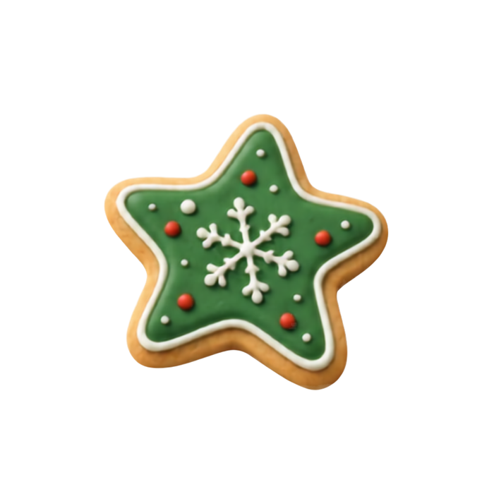 Mini Five-Point Star Cookie Cutter, 1 Inch Soft-Grip Metal Baking Cutter with PVC Comfort Edge