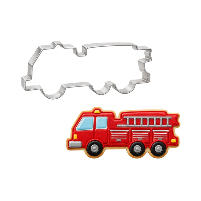 Fire Truck Cookie Cutter 5 in Long B2088