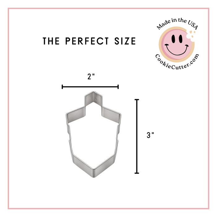 Dreidel Cookie Cutter 3 in B2086