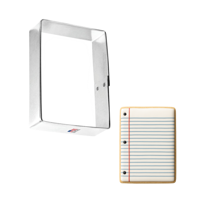 Rectangle Cookie Cutter 3.5 in by 2.5 in B0707