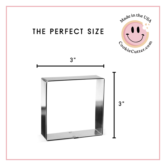 Square Cookie Cutter 3 in B0709