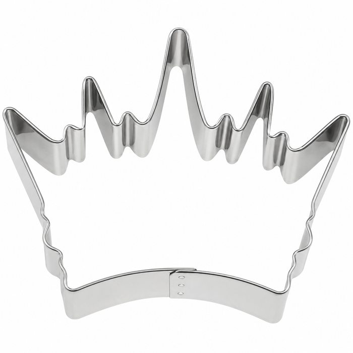 King Crown Tin Cookie Cutter 3.5 in B0899