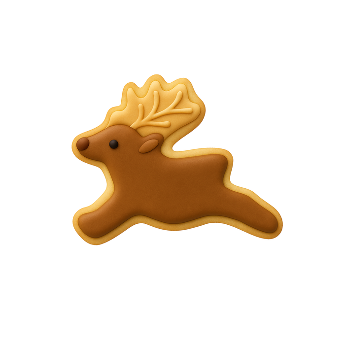 Reindeer Cookie Cutter 3.25 in B1080