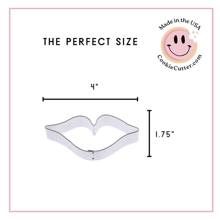 Lips Cookie Cutter 4 in B1091
