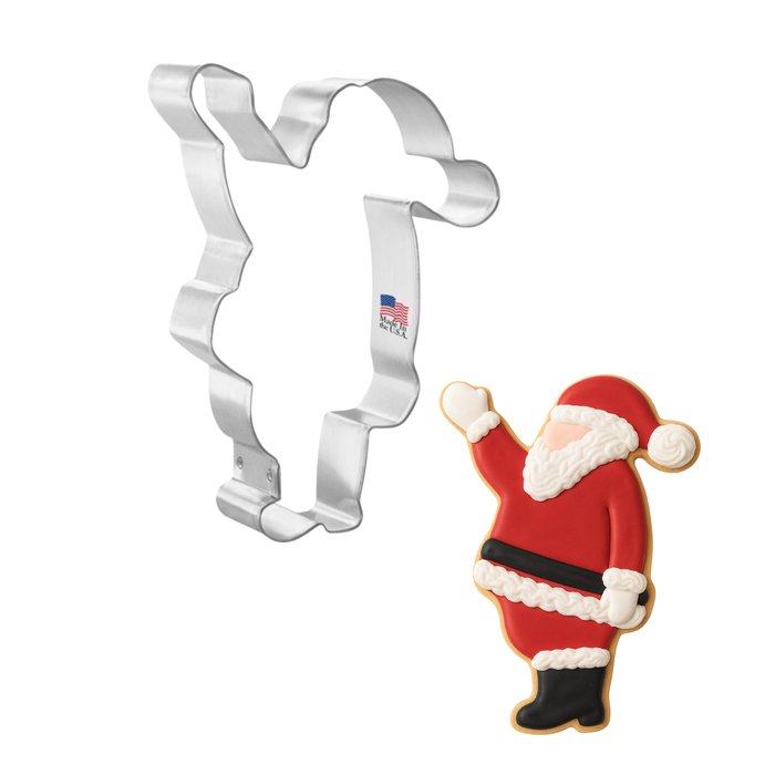 Waving Santa Cookie Cutter 4 in B1098