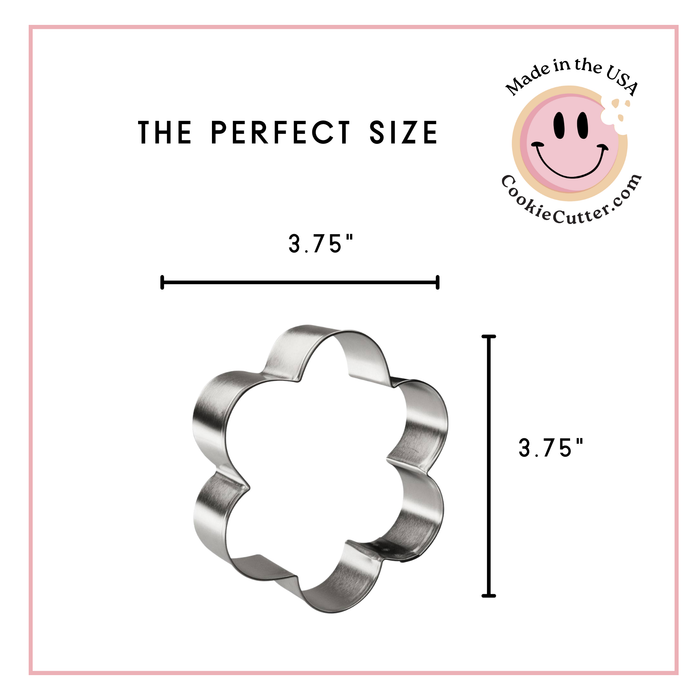 Scallop Flower Cookie Cutter 3.75 in B1103