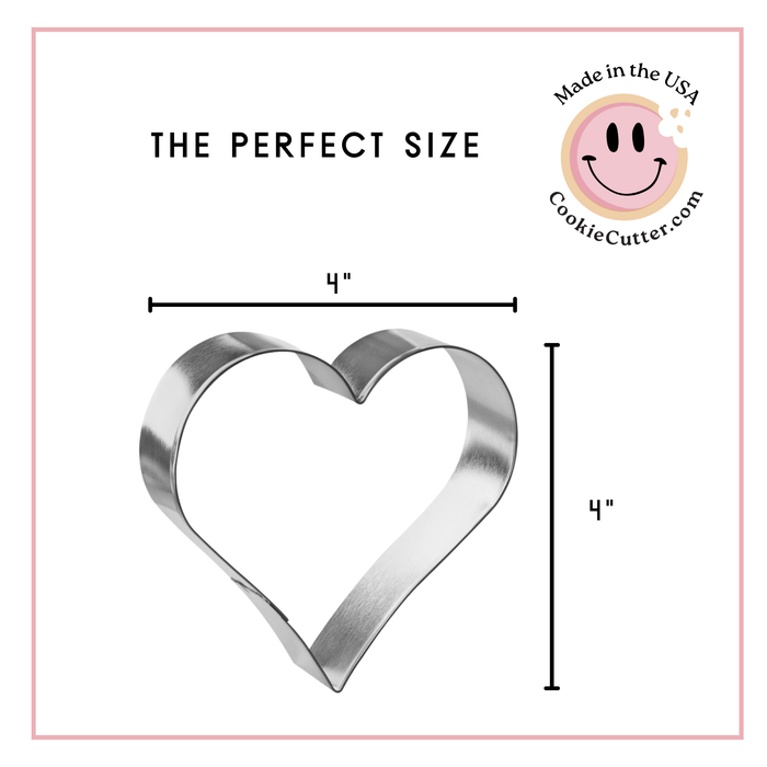 Heart Cookie Cutter 4 in B1111
