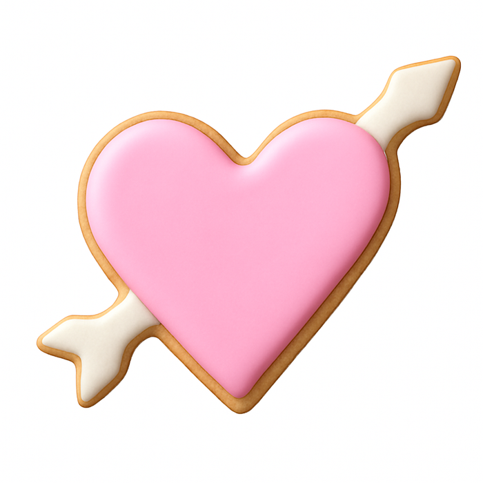 Heart With Arrow Cookie Cutter 4.25 in B1118