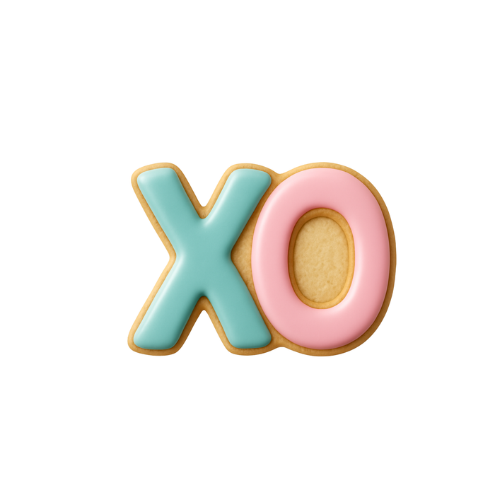 XO Hugs and Kisses Cookie Cutter 4.25 in B1119