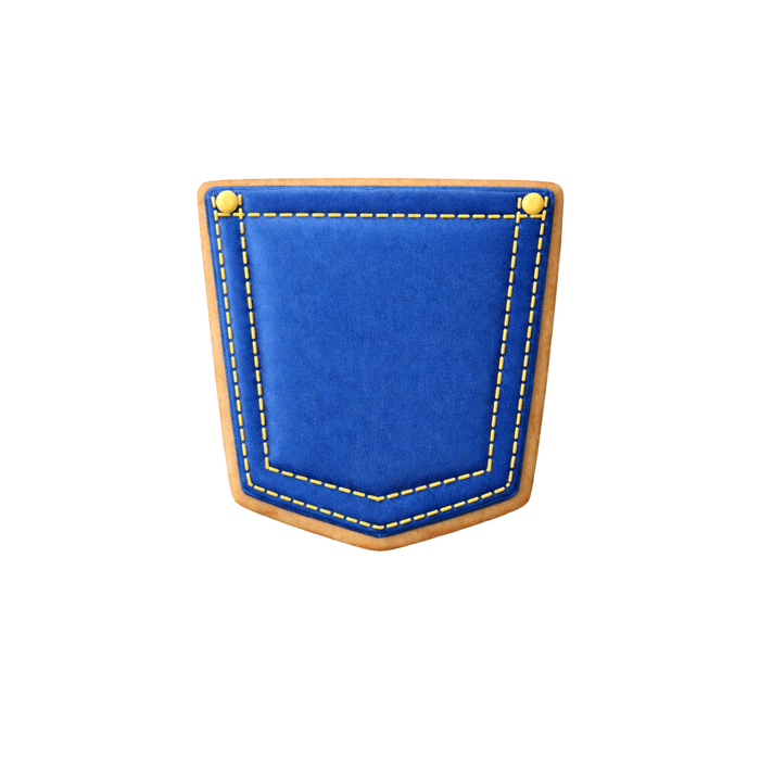 Back Pocket Cookie Cutter 3.75 in B1184