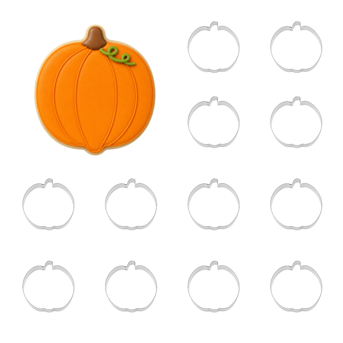 1 Dozen/12 Count Pumpkin Cookie Cutters