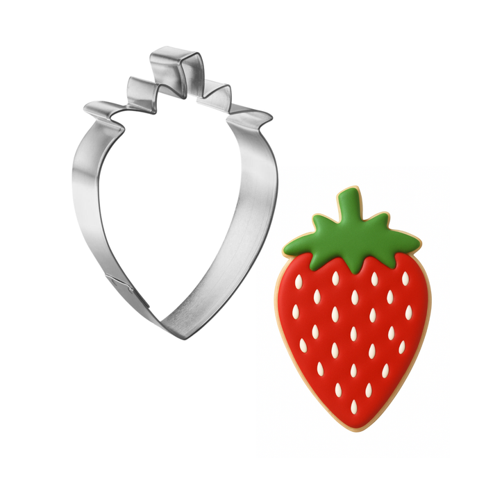 Strawberry Cookie Cutter 3.5 in B1225