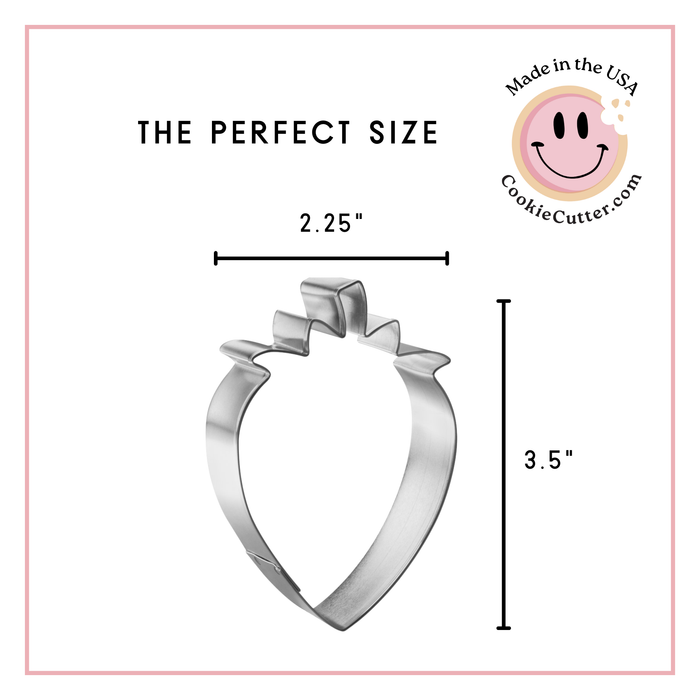 Strawberry Cookie Cutter 3.5 in B1225