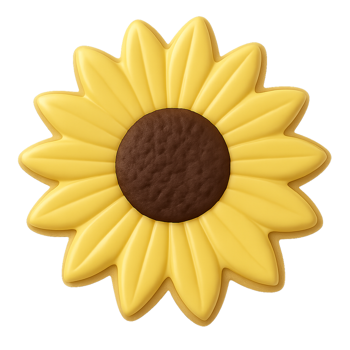 Large Sunflower Cookie Cutter 4.5 in B1247